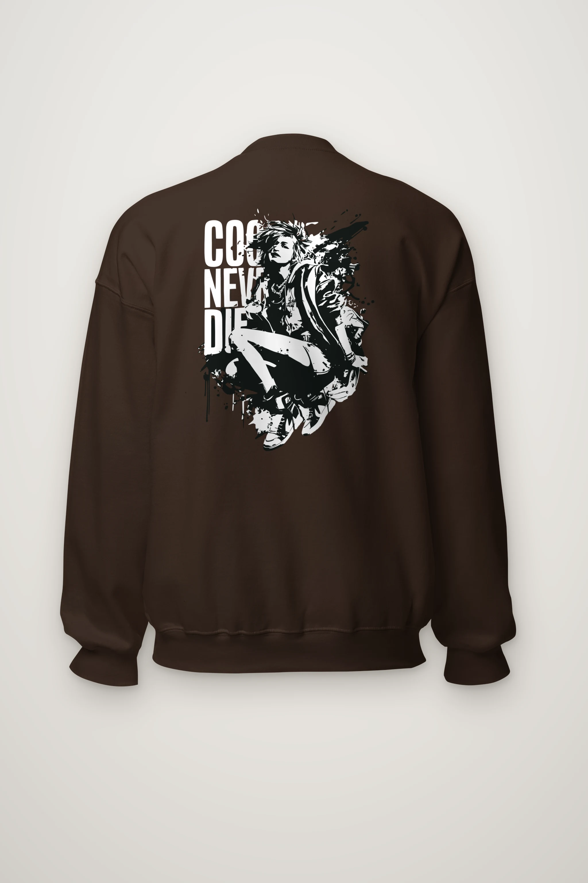 "Stencil Static" Heavy Blend Unisex Crewneck Sweatshirt
