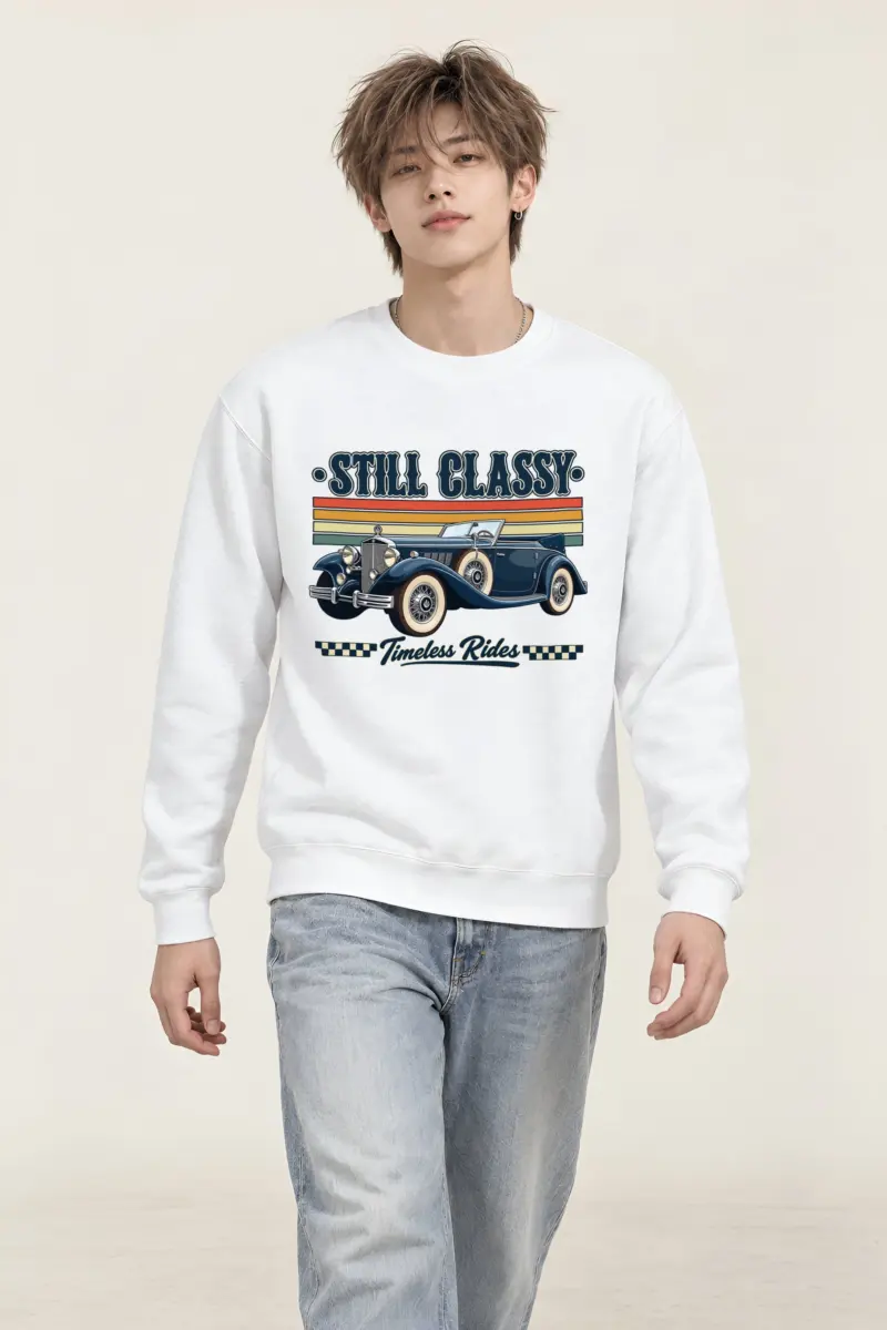 "Still Classy" Heavy Blend Unisex Crewneck Sweatshirt