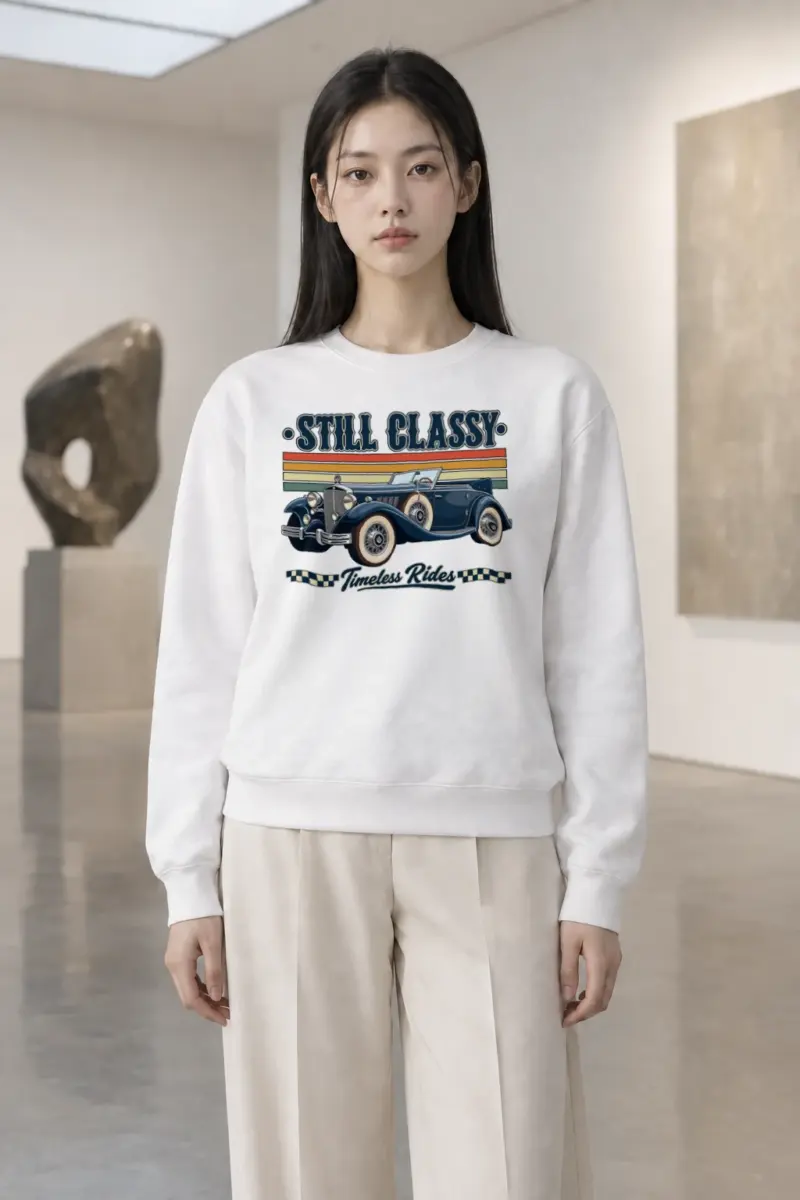 "Still Classy" Heavy Blend Unisex Crewneck Sweatshirt