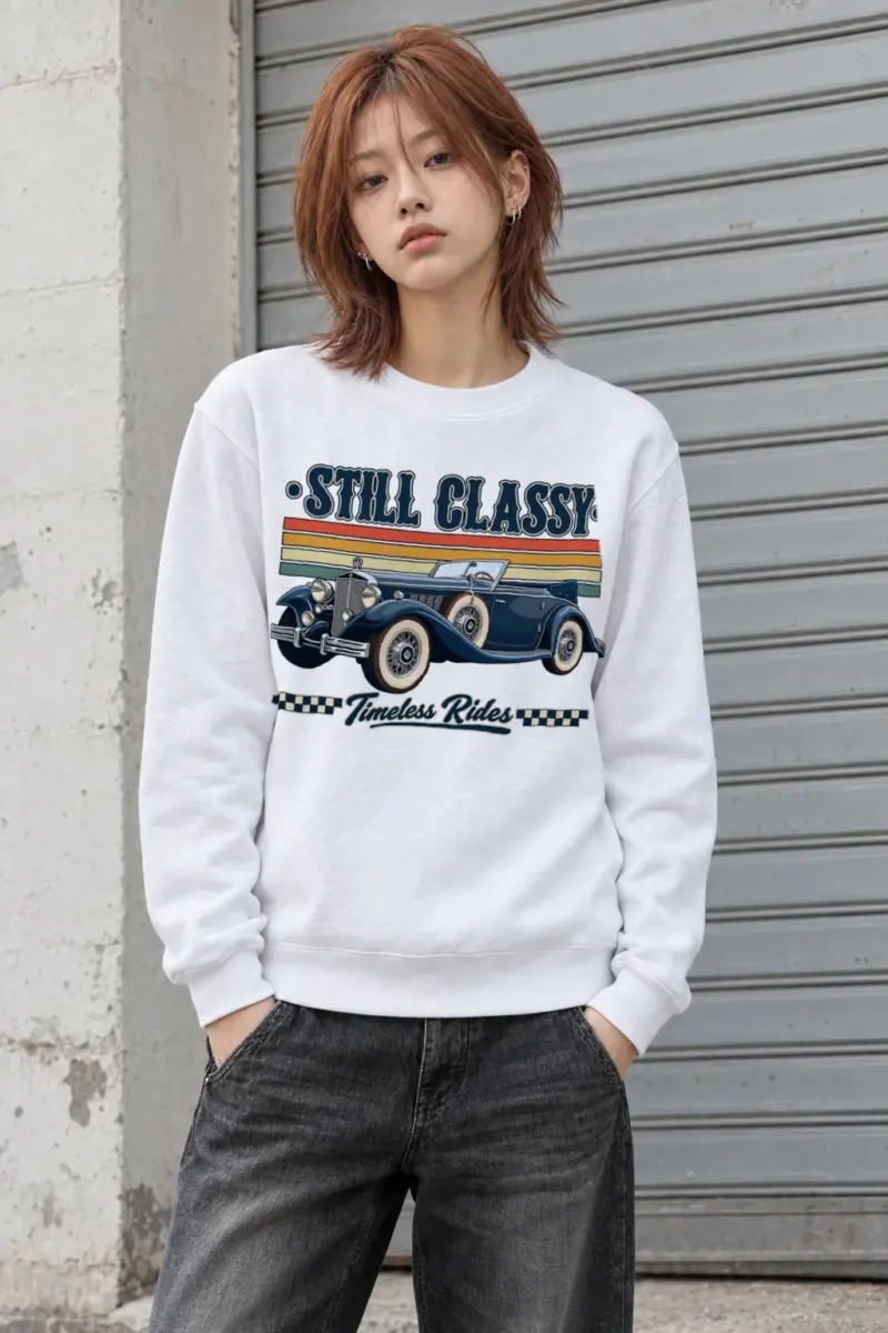 "Still Classy" Heavy Blend Unisex Crewneck Sweatshirt