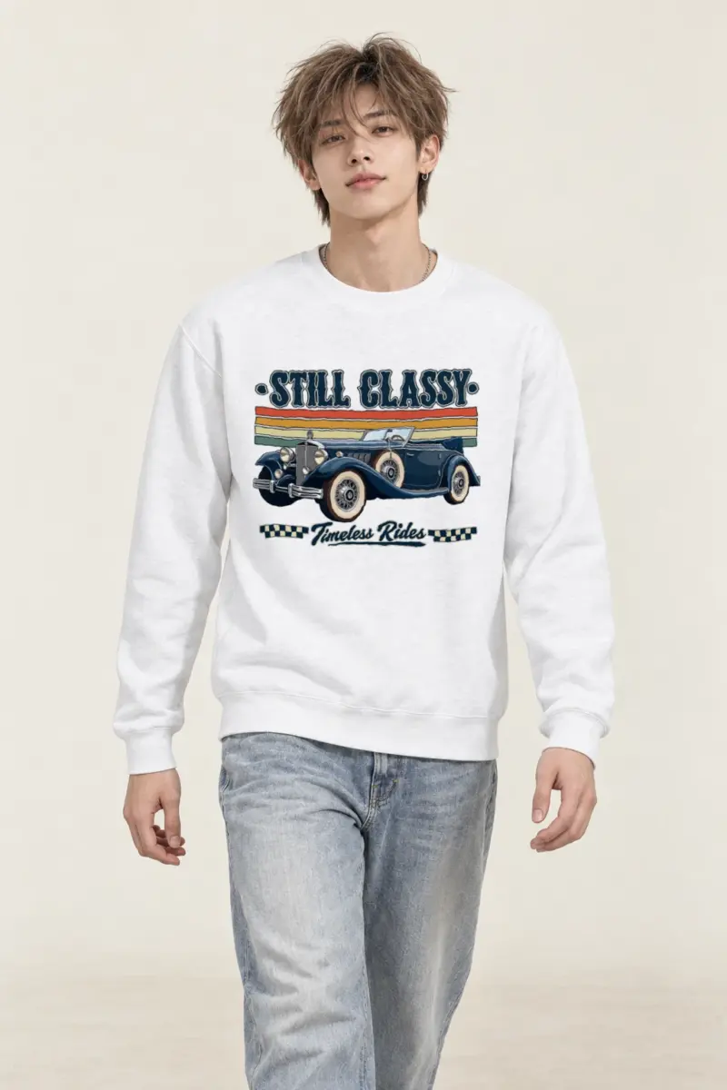 "Still Classy" Heavy Blend Unisex Crewneck Sweatshirt