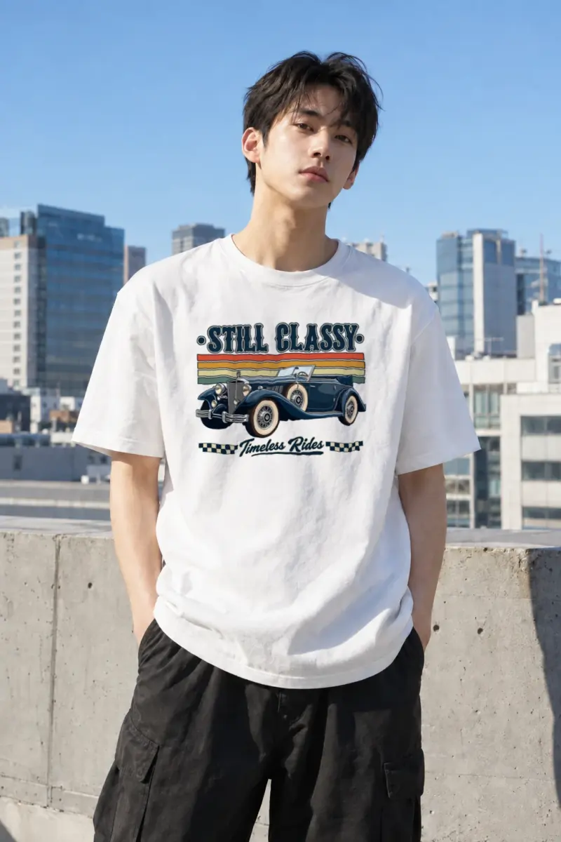 "Still Classy" Heavyweight Unisex Crewneck T-shirt | Gildan 5000