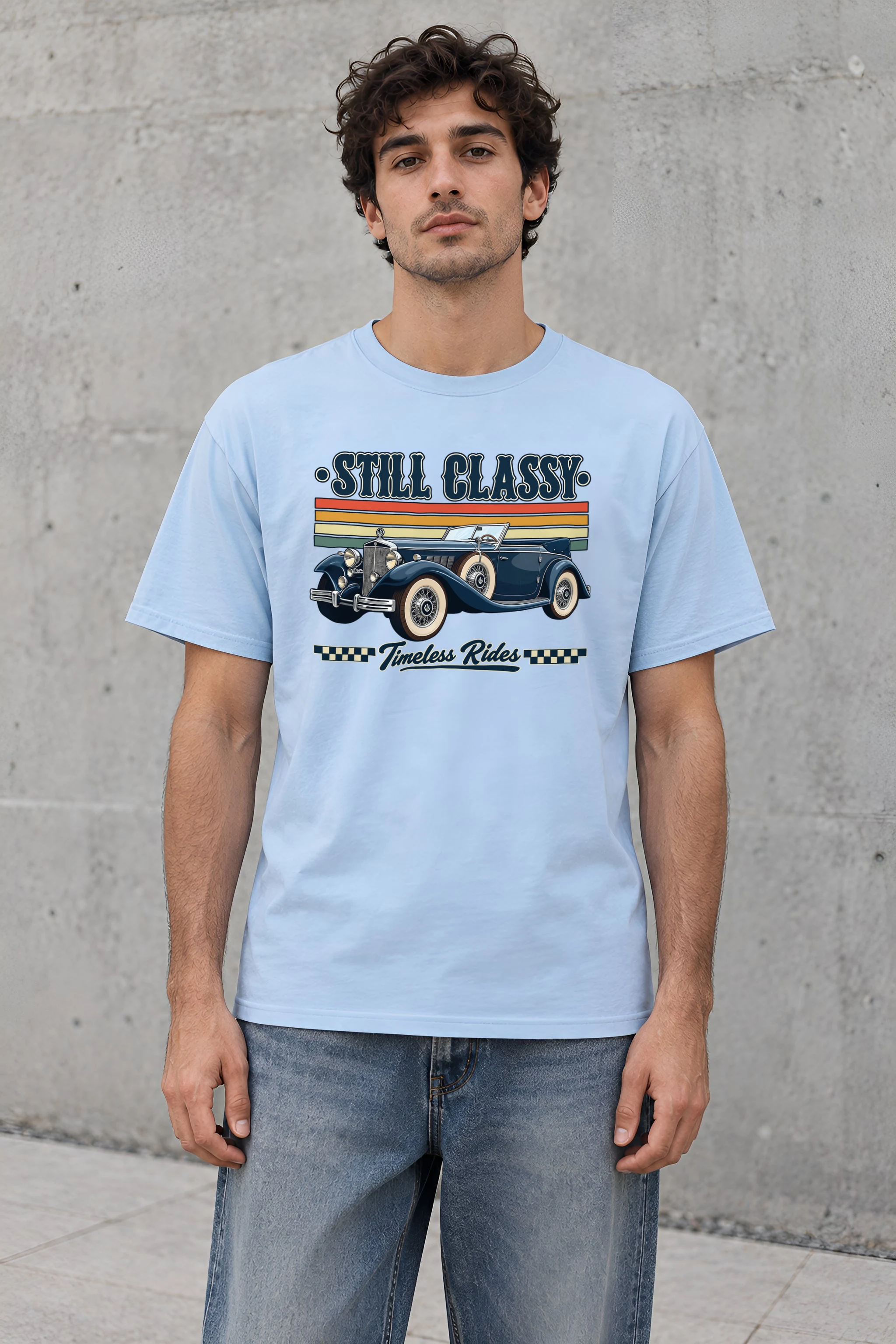 "Still Classy" Heavyweight Unisex Crewneck T-shirt
