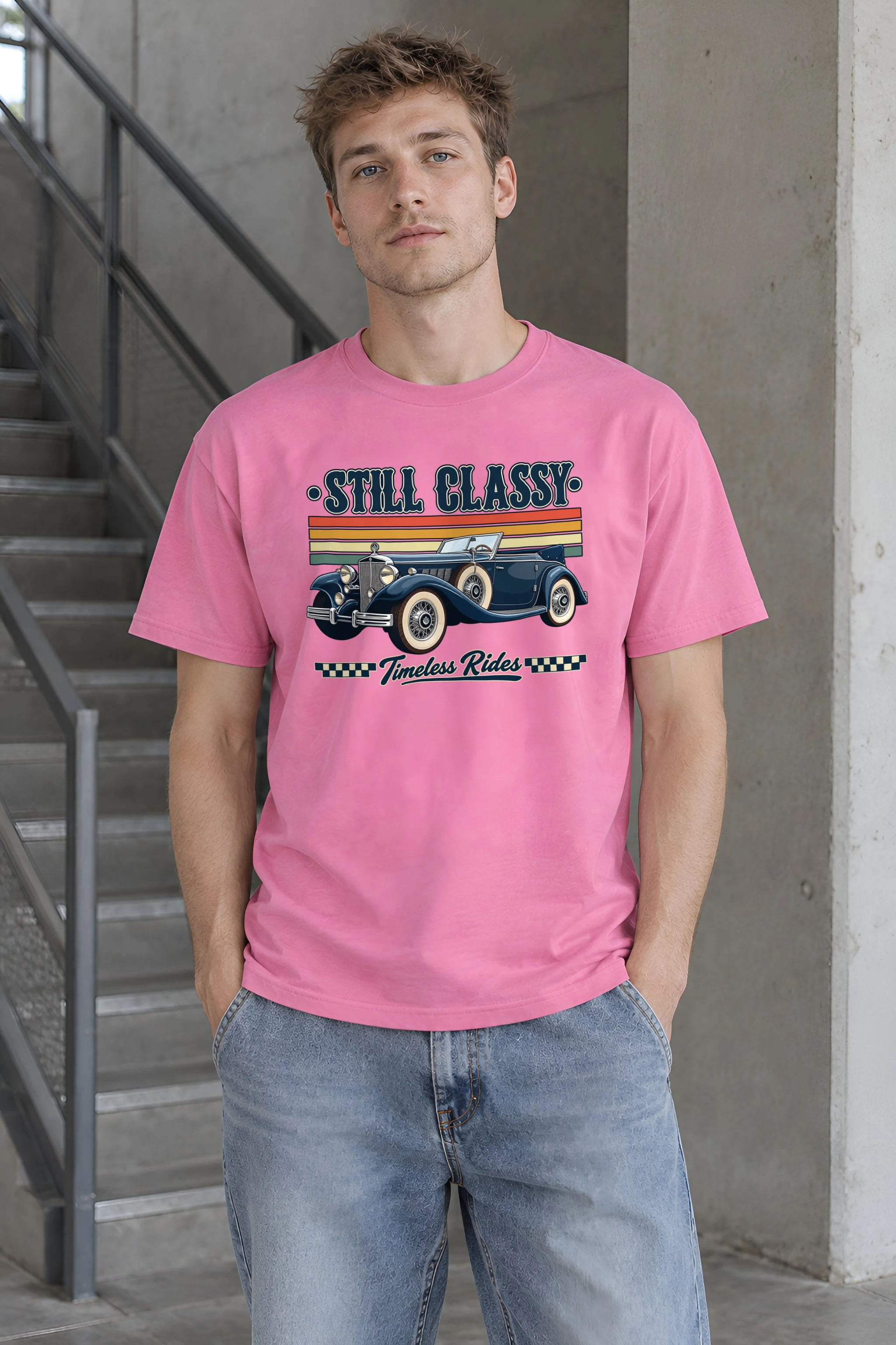 "Still Classy" Heavyweight Unisex Crewneck T-shirt