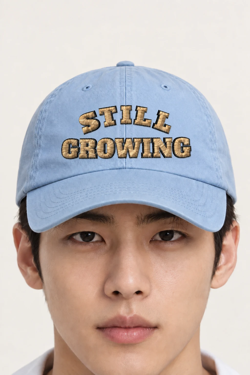 "Still Growing" Classic Dad Hat · Embroidered | Yupoong 6245CM