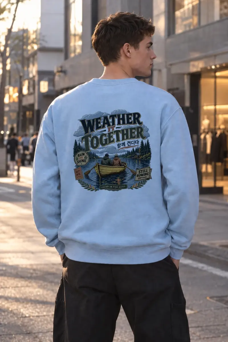 "Still Rowing" Heavy Blend Unisex Crewneck Sweatshirt | Gildan 18000