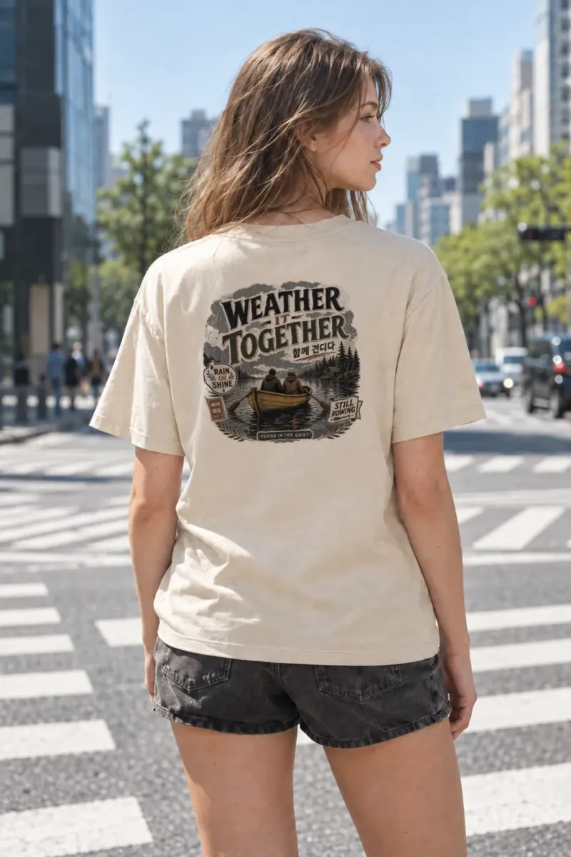 “Still Rowing” Heavyweight Unisex Crewneck T-shirt | Gildan 5000