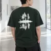 "Still Water Pines" Heavyweight Unisex Crewneck T-shirt | Gildan 5000