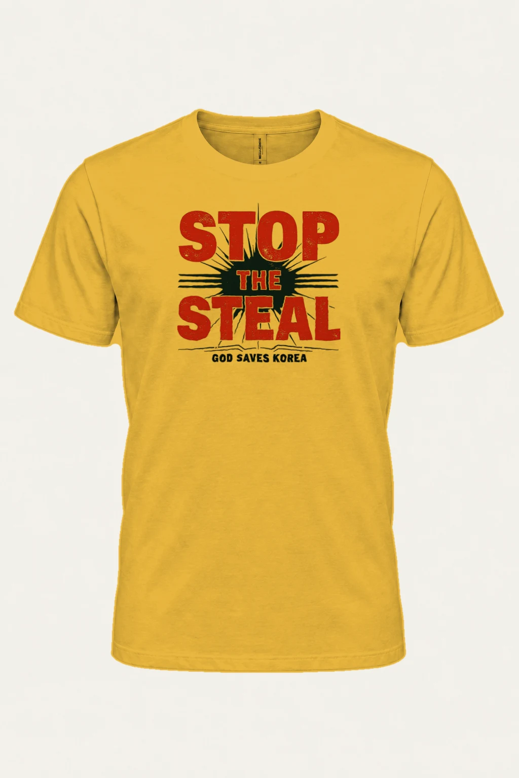 "Stop The Steal Korea" Heavyweight Unisex Crewneck T-shirt | Gildan 5000