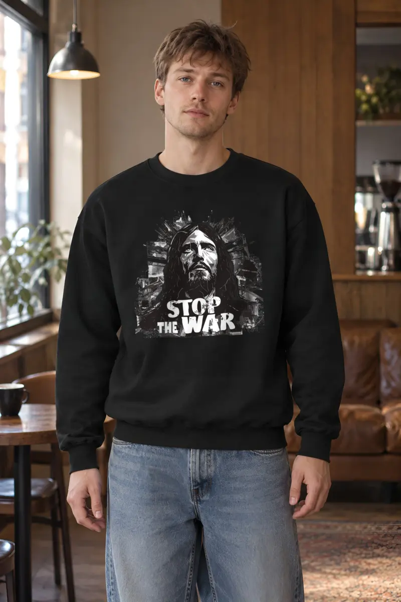 "Stop The War" Heavy Blend Unisex Crewneck Sweatshirt