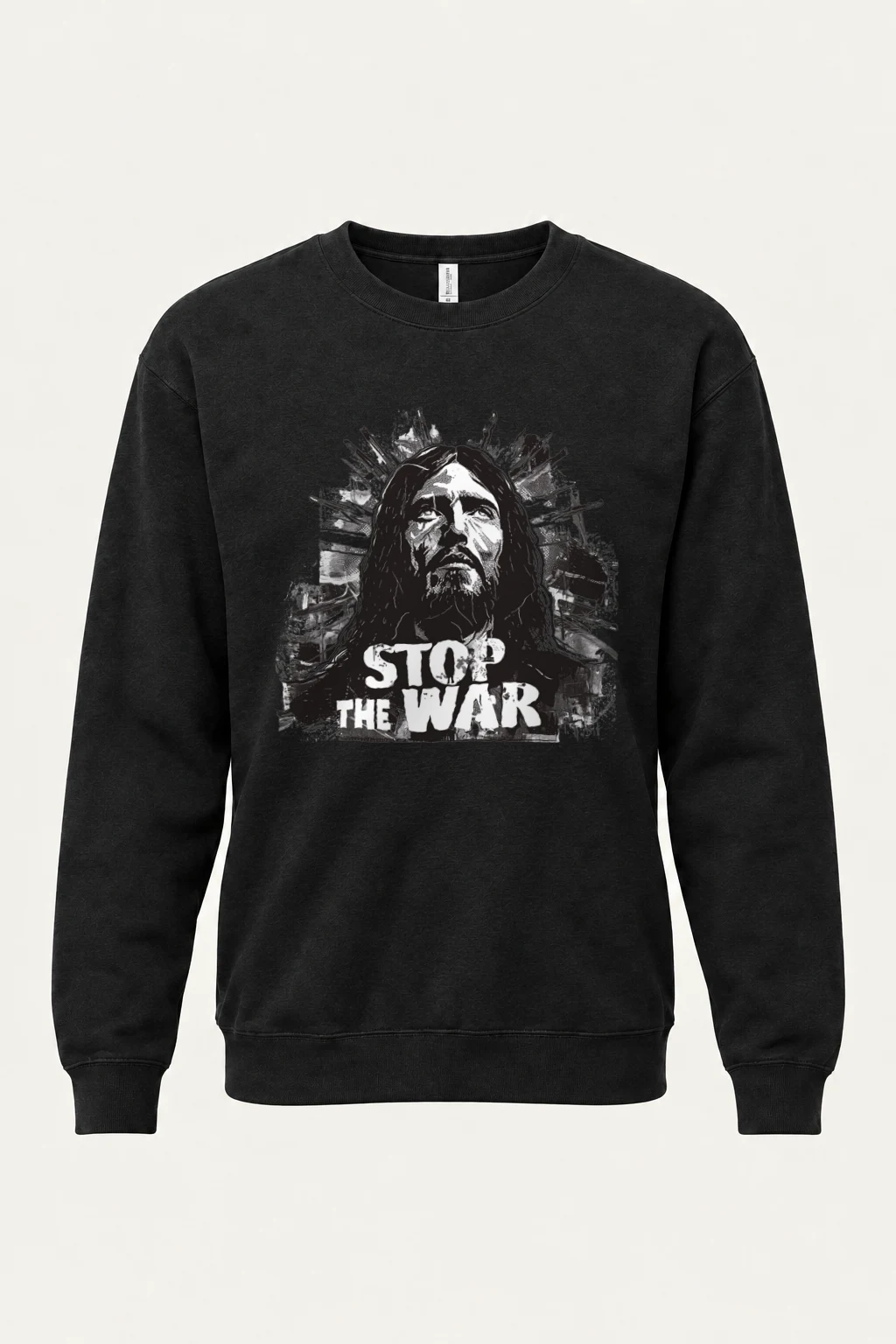 "Stop The War" Heavy Blend Unisex Crewneck Sweatshirt | Gildan 18000