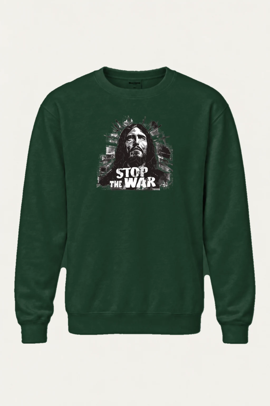 "Stop The War" Heavy Blend Unisex Crewneck Sweatshirt | Gildan 18000