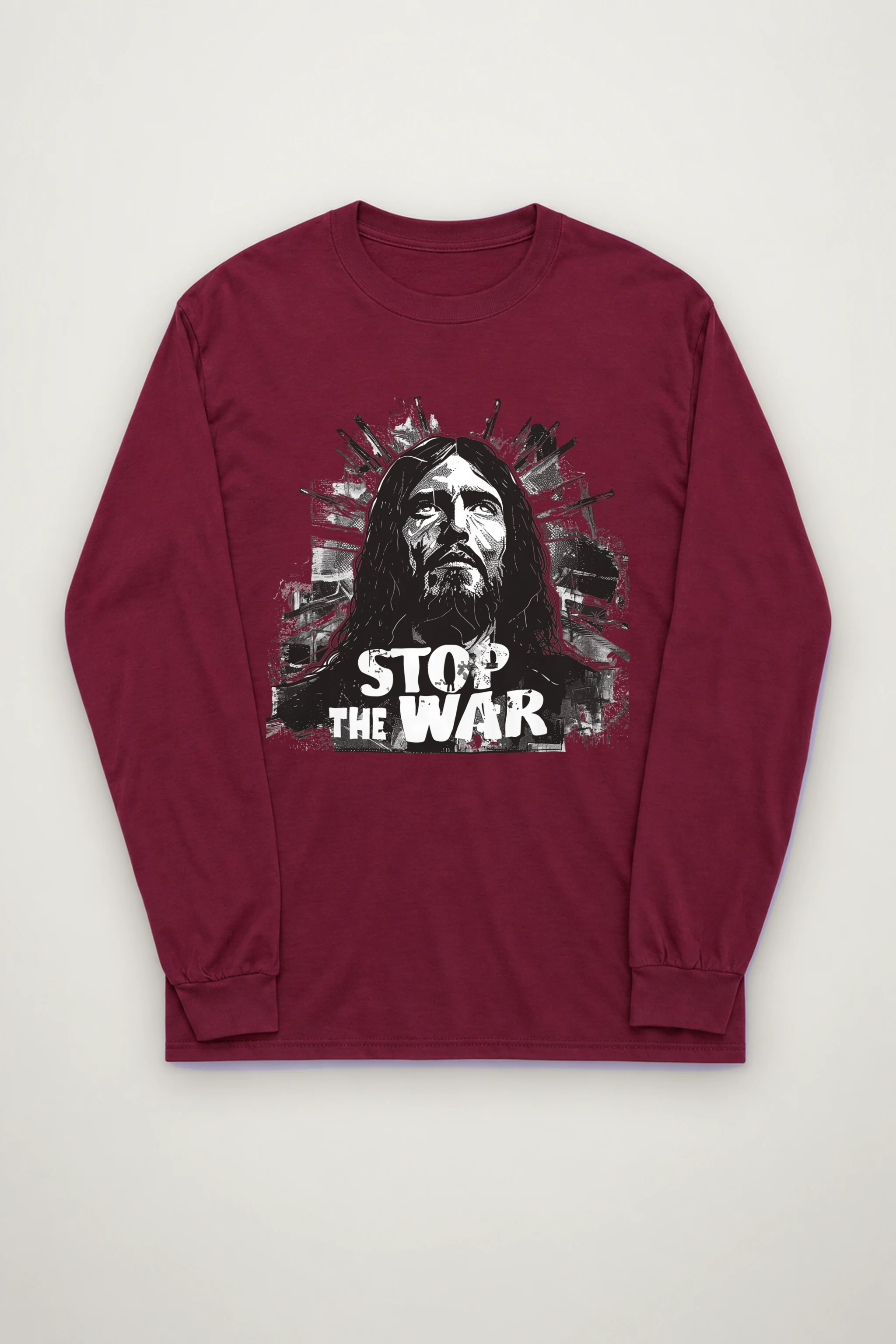 "Stop The War" Unisex Longsleeve T-shirt