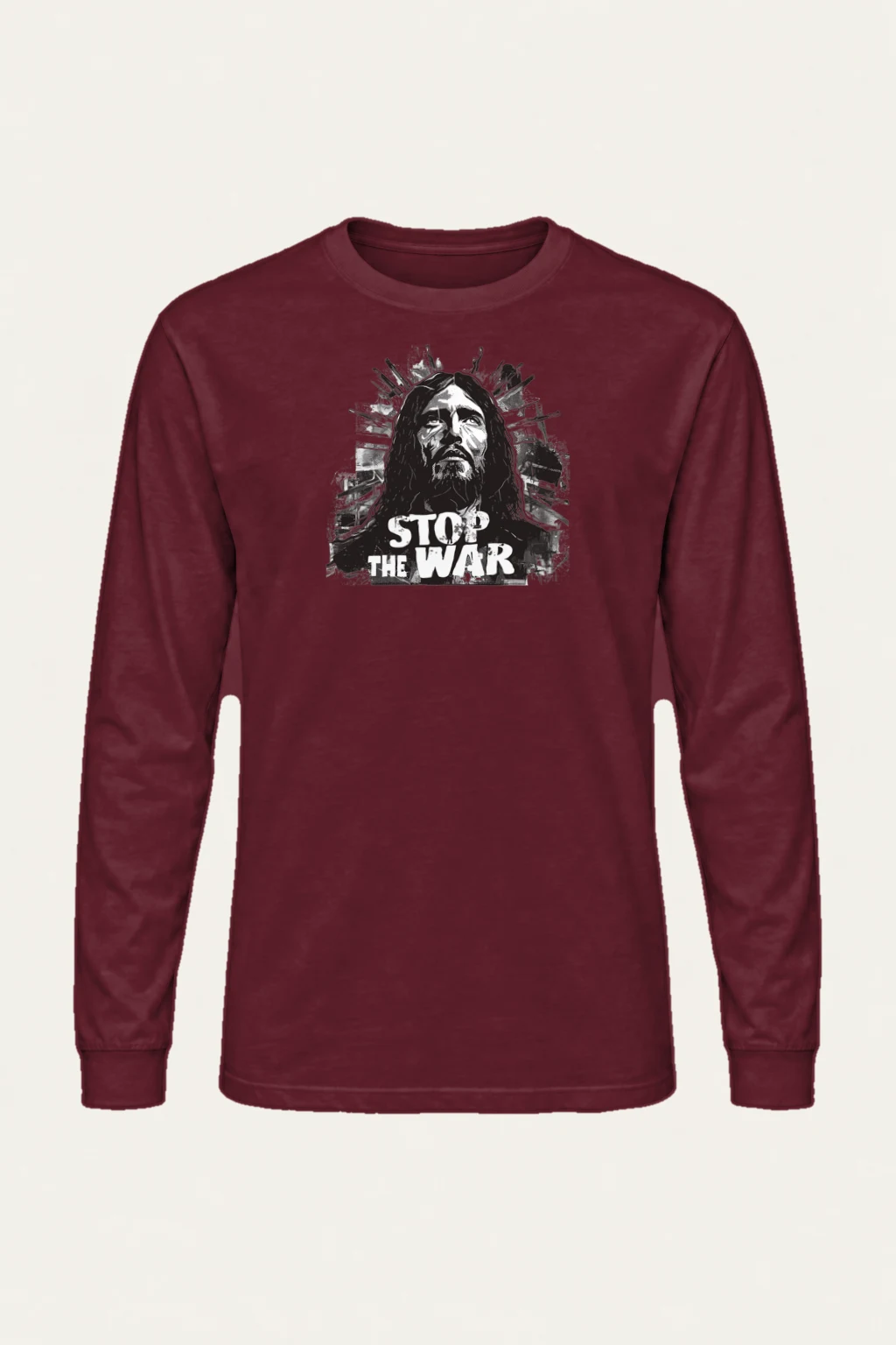 "Stop The War" Unisex Longsleeve T-shirt | Gildan 2400