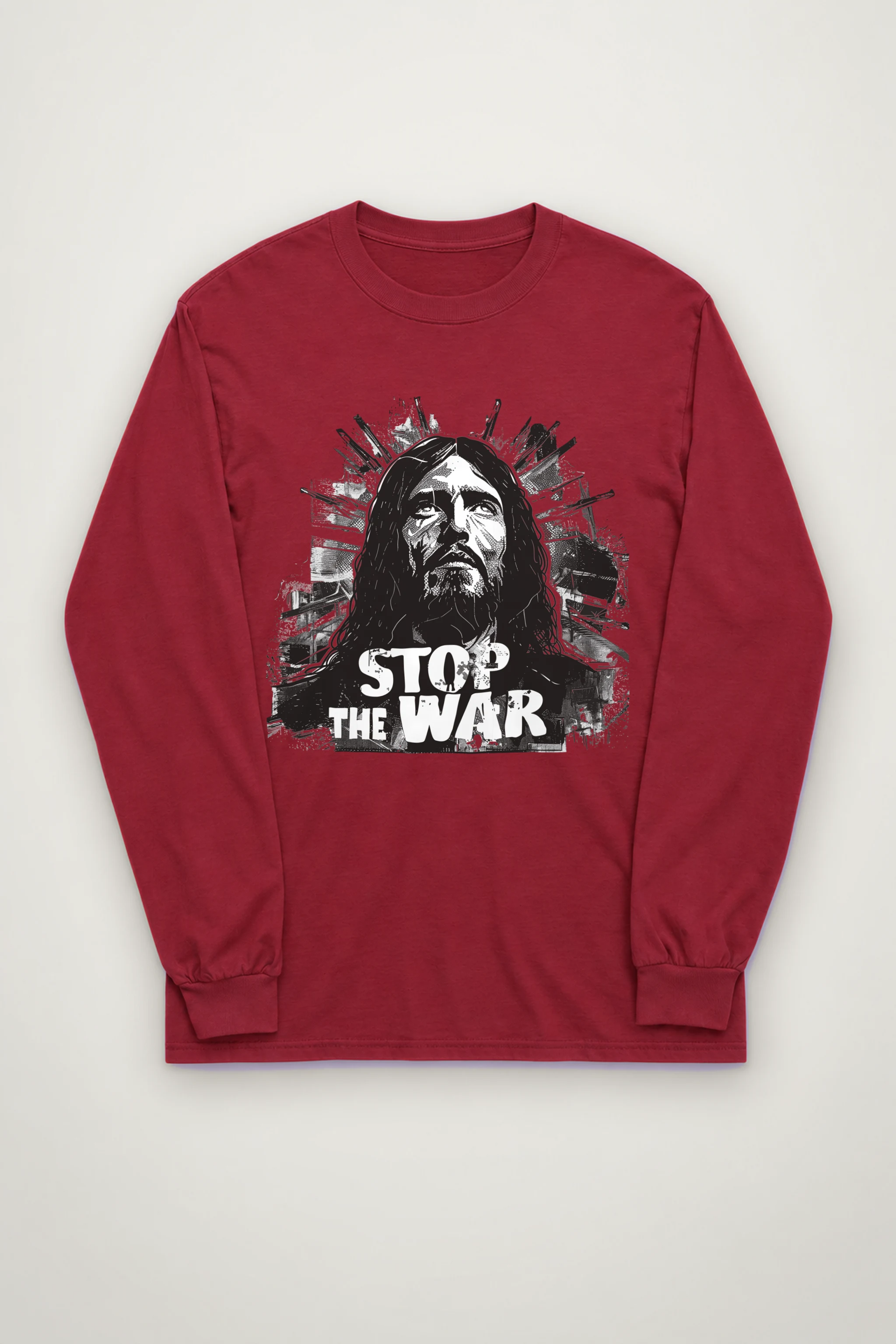 "Stop The War" Unisex Longsleeve T-shirt