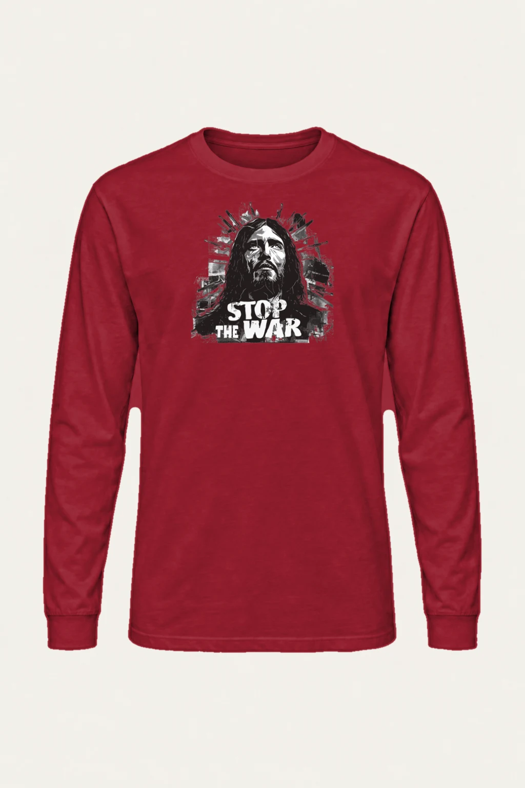 "Stop The War" Unisex Longsleeve T-shirt | Gildan 2400
