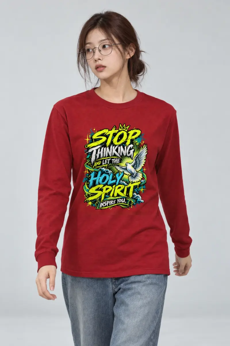 "Holy Spirit Inspire You" Unisex Longsleeve T-shirt