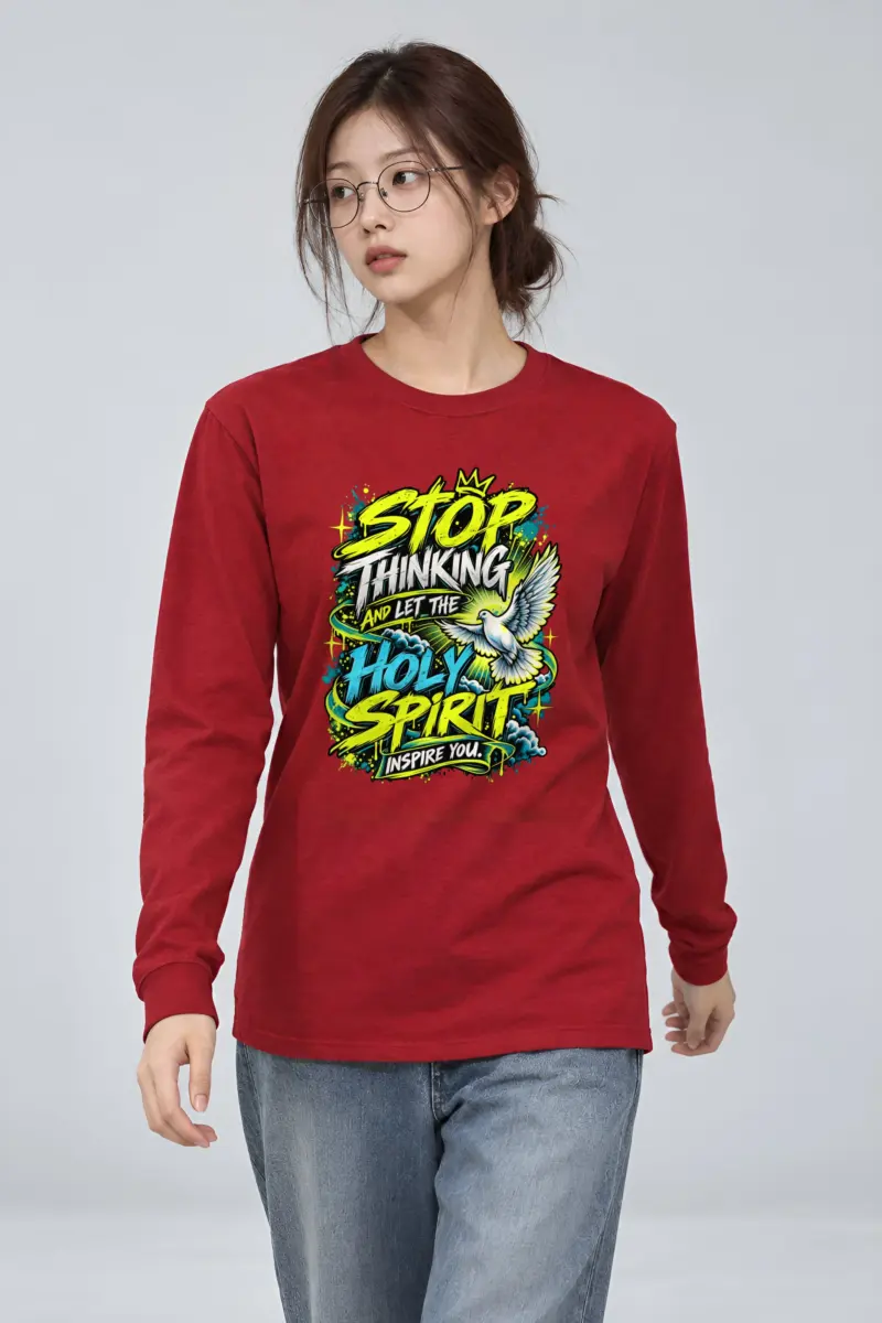 "Holy Spirit Inspire You" Unisex Longsleeve T-shirt