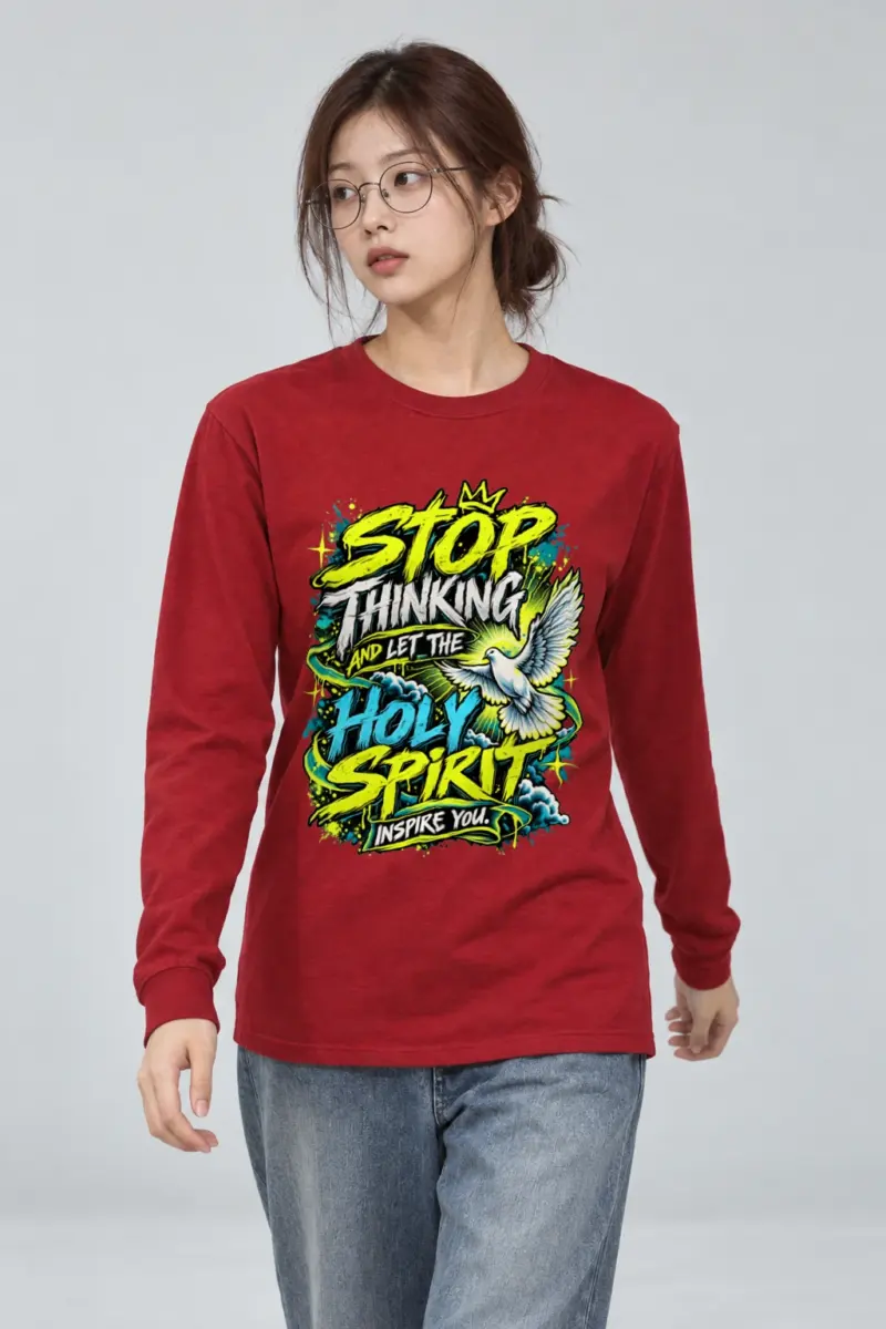 "Holy Spirit Inspire You" Unisex Longsleeve T-shirt