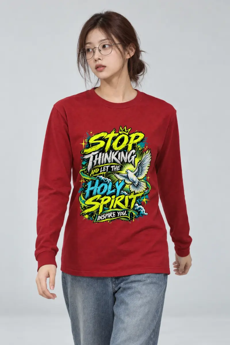 "Holy Spirit Inspire You" Unisex Longsleeve T-shirt