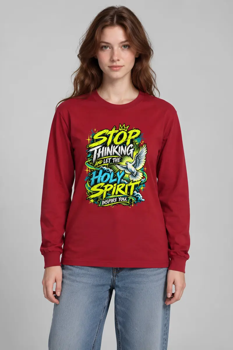 "Holy Spirit Inspire You" Unisex Longsleeve T-shirt