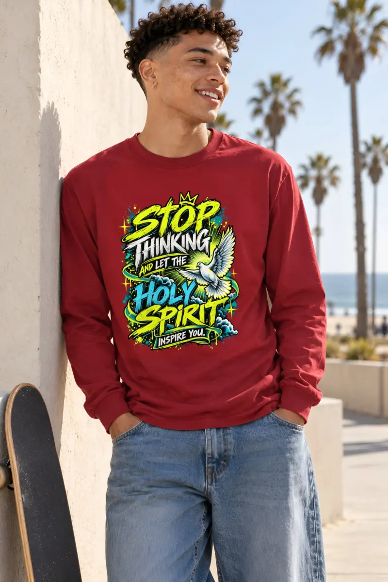 "Holy Spirit Inspire You" Unisex Longsleeve T-shirt