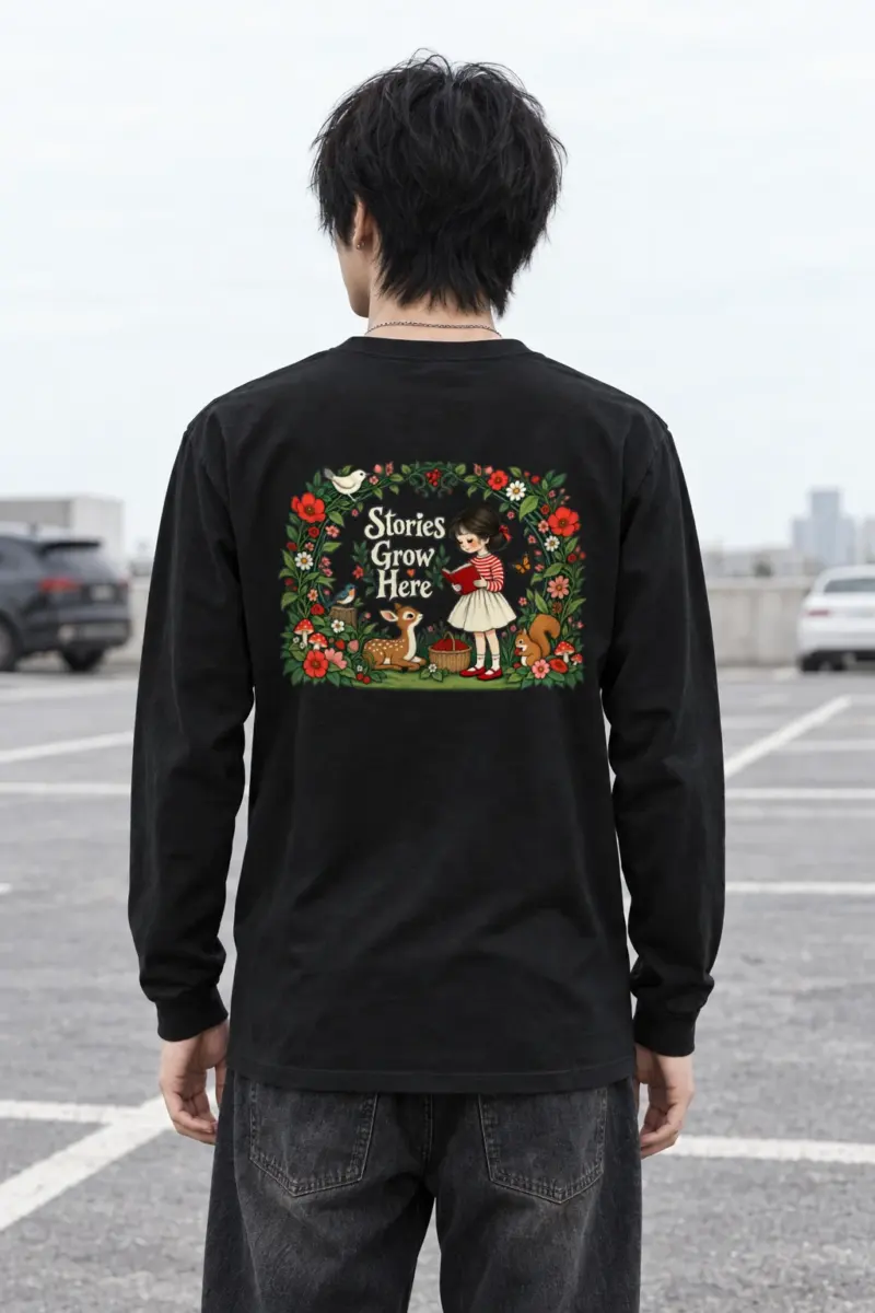 "Stories Grow Here" Unisex Longsleeve T-shirt