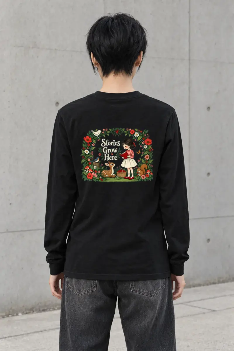 "Stories Grow Here" Unisex Longsleeve T-shirt