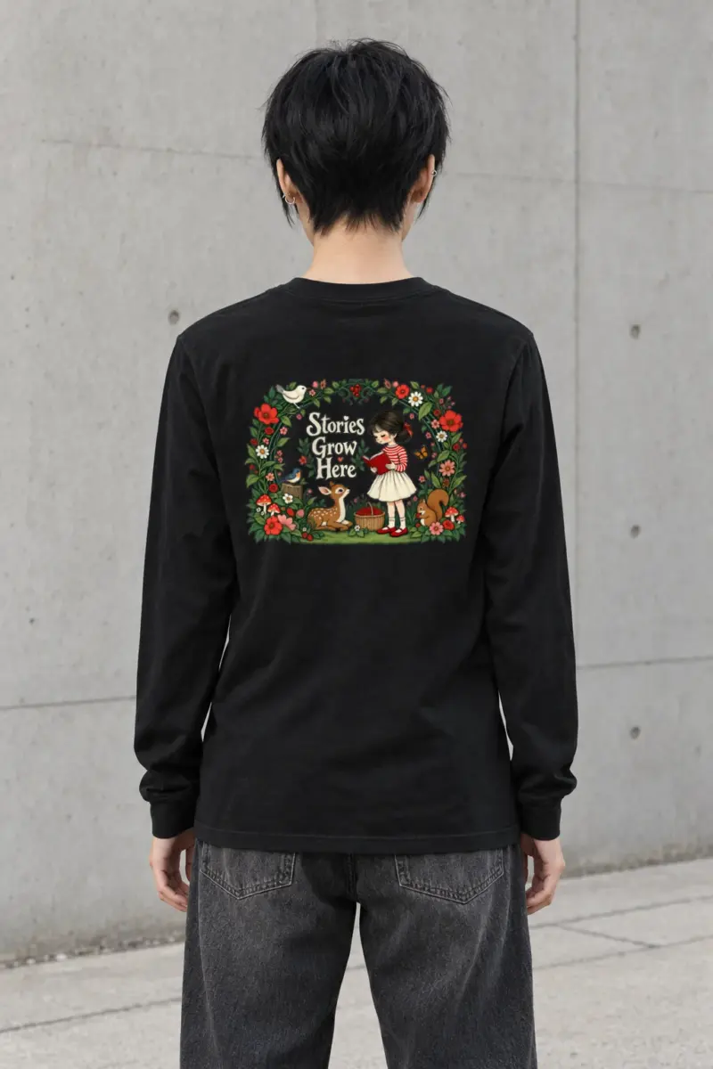"Stories Grow Here" Unisex Longsleeve T-shirt