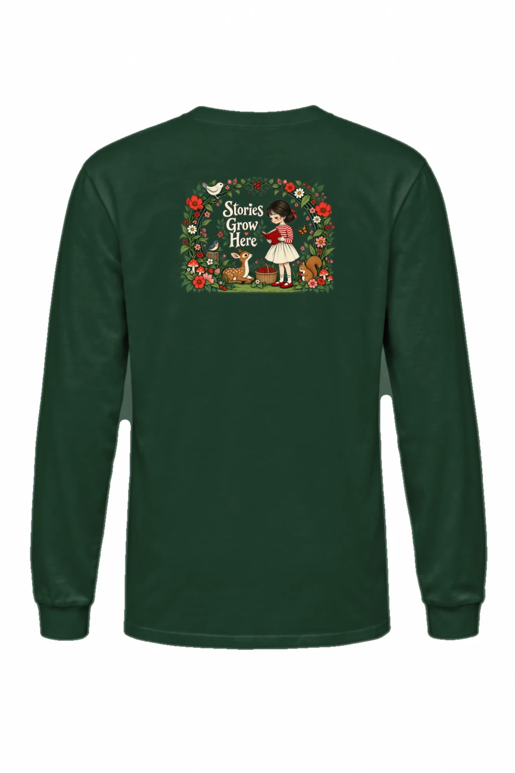 "Stories Grow Here" Unisex Longsleeve T-shirt | Gildan 2400