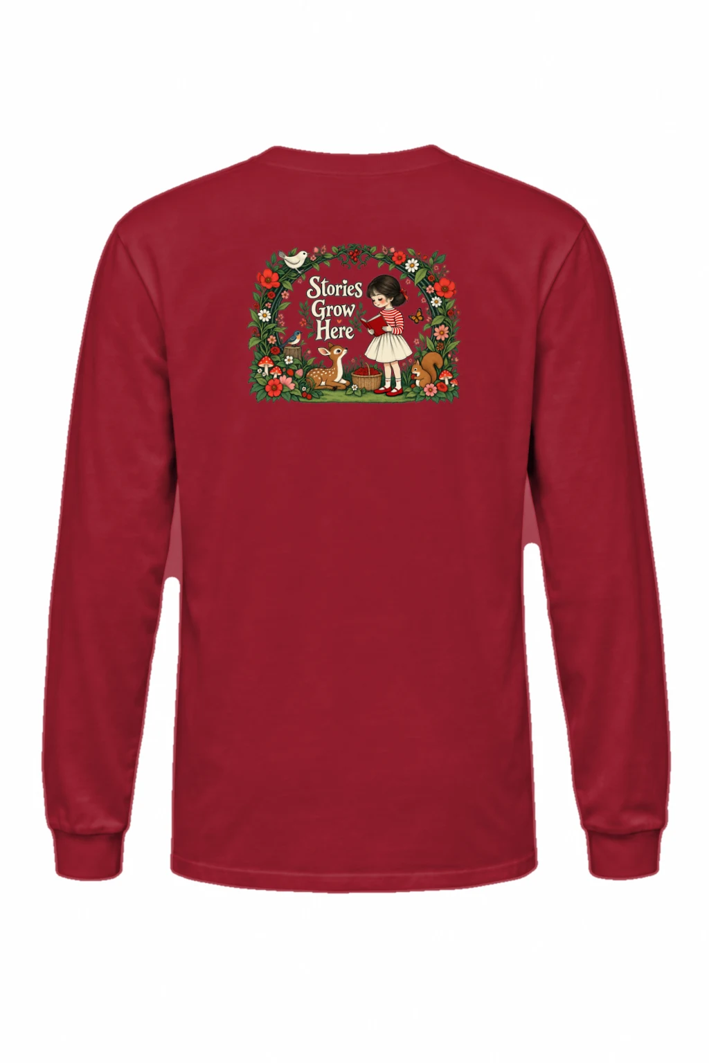 "Stories Grow Here" Unisex Longsleeve T-shirt | Gildan 2400