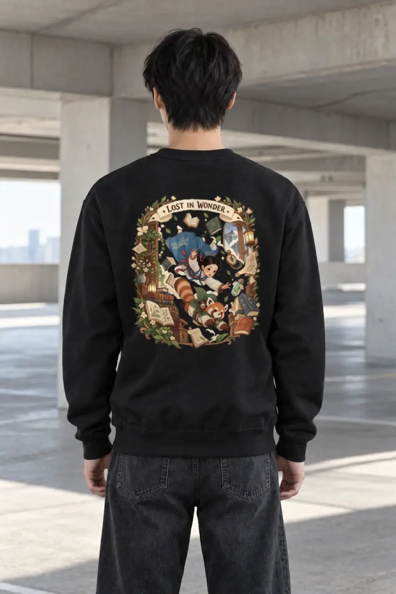 "Storyfall Reverie" Heavy Blend Unisex Crewneck Sweatshirt | Gildan 18000