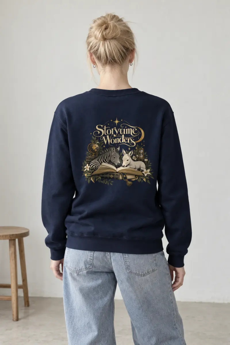 "Storytime Wonders" Heavy Blend Unisex Crewneck Sweatshirt