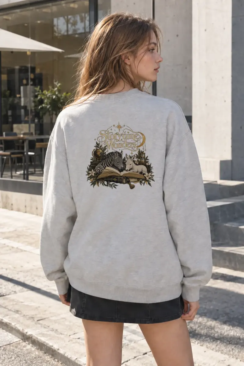 "Storytime Wonders" Heavy Blend Unisex Crewneck Sweatshirt | Gildan 18000