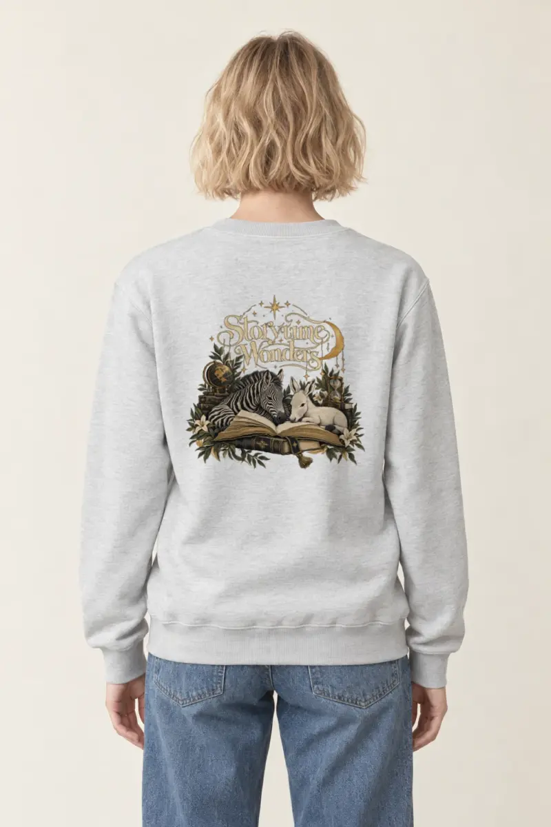 "Storytime Wonders" Heavy Blend Unisex Crewneck Sweatshirt | Gildan 18000