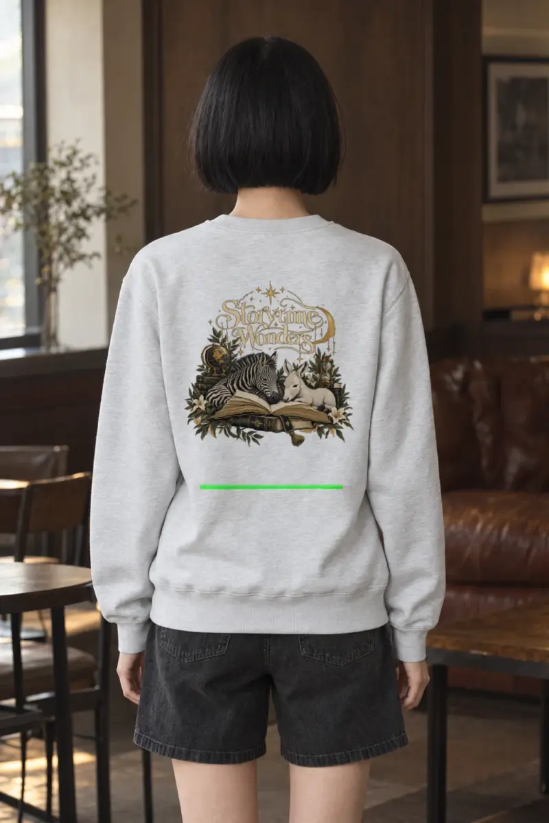 "Storytime Wonders" Heavy Blend Unisex Crewneck Sweatshirt | Gildan 18000