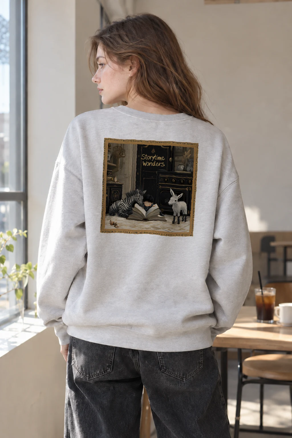 "Storytime Wonders" Heavy Blend Unisex Crewneck Sweatshirt | Gildan 18000
