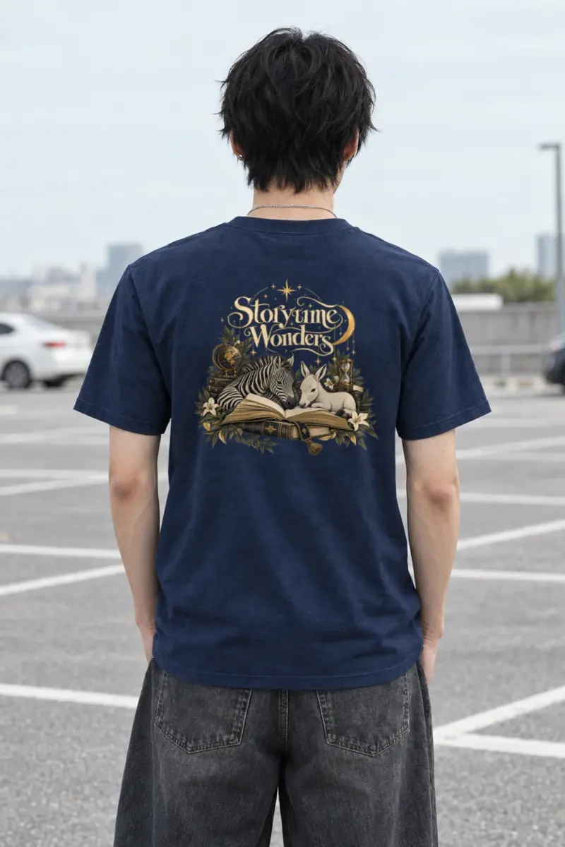 "Storytime Wonders" Heavyweight Unisex Crewneck T-shirt