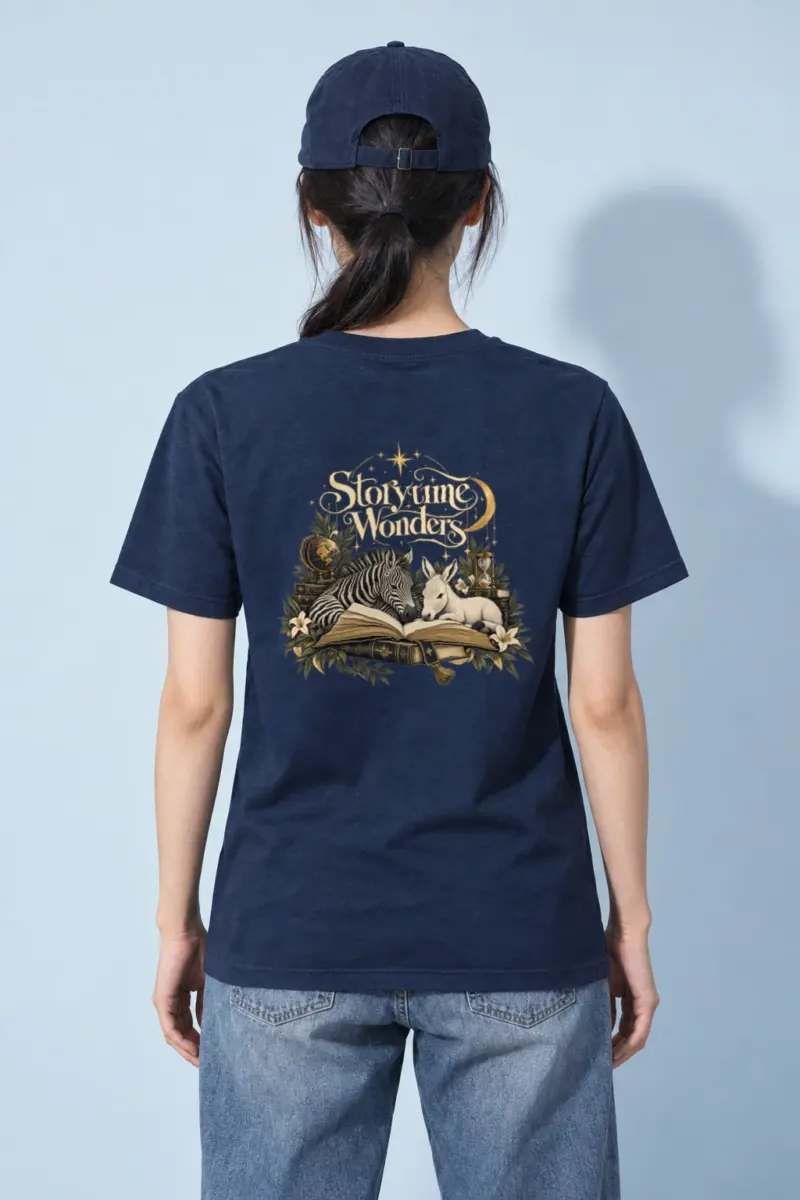 "Storytime Wonders" Heavyweight Unisex Crewneck T-shirt