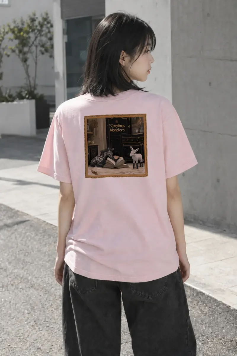 "Storytime Wonders" Heavyweight Unisex Crewneck T-shirt | Gildan 5000