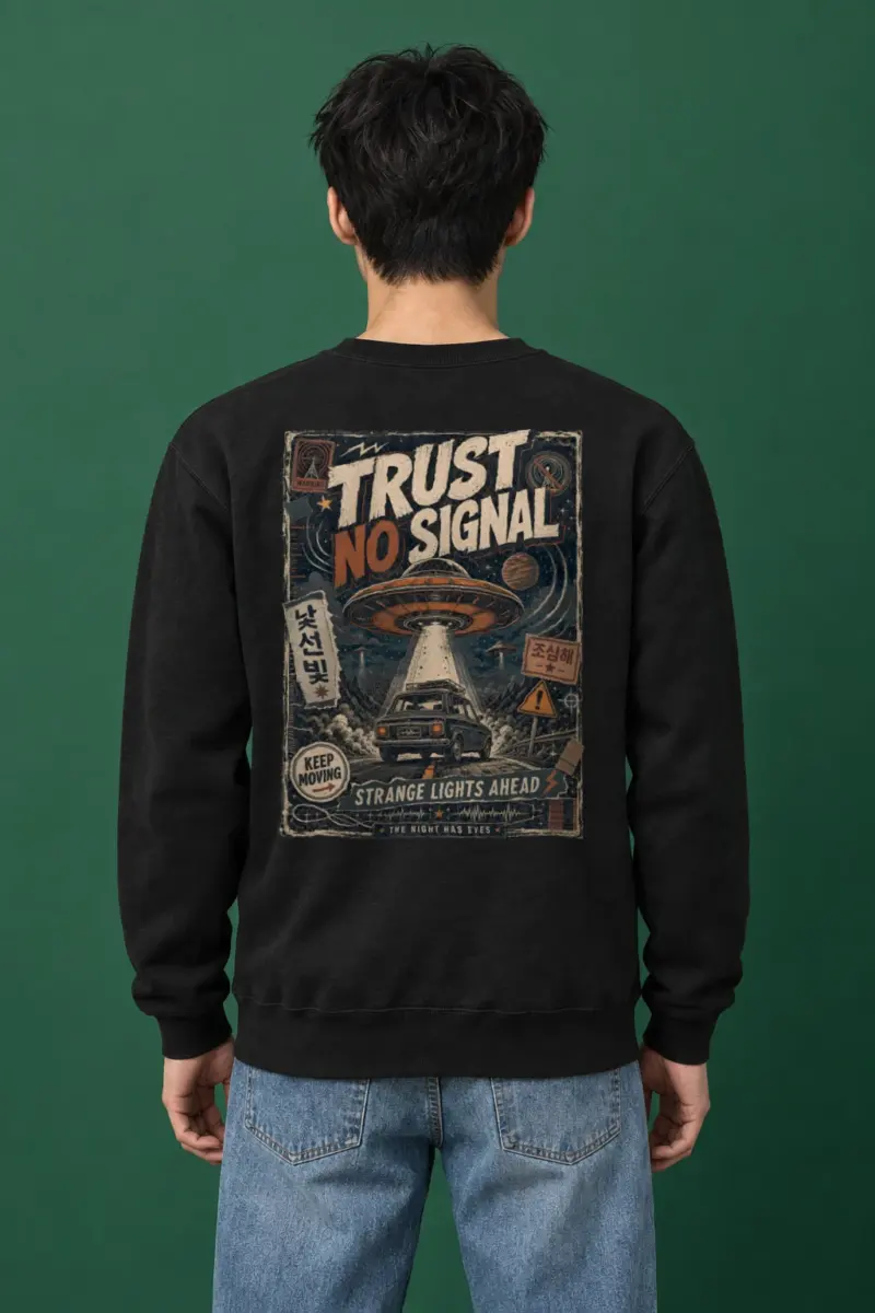 "Strange Lights Ahead" Heavy Blend Unisex Crewneck Sweatshirt