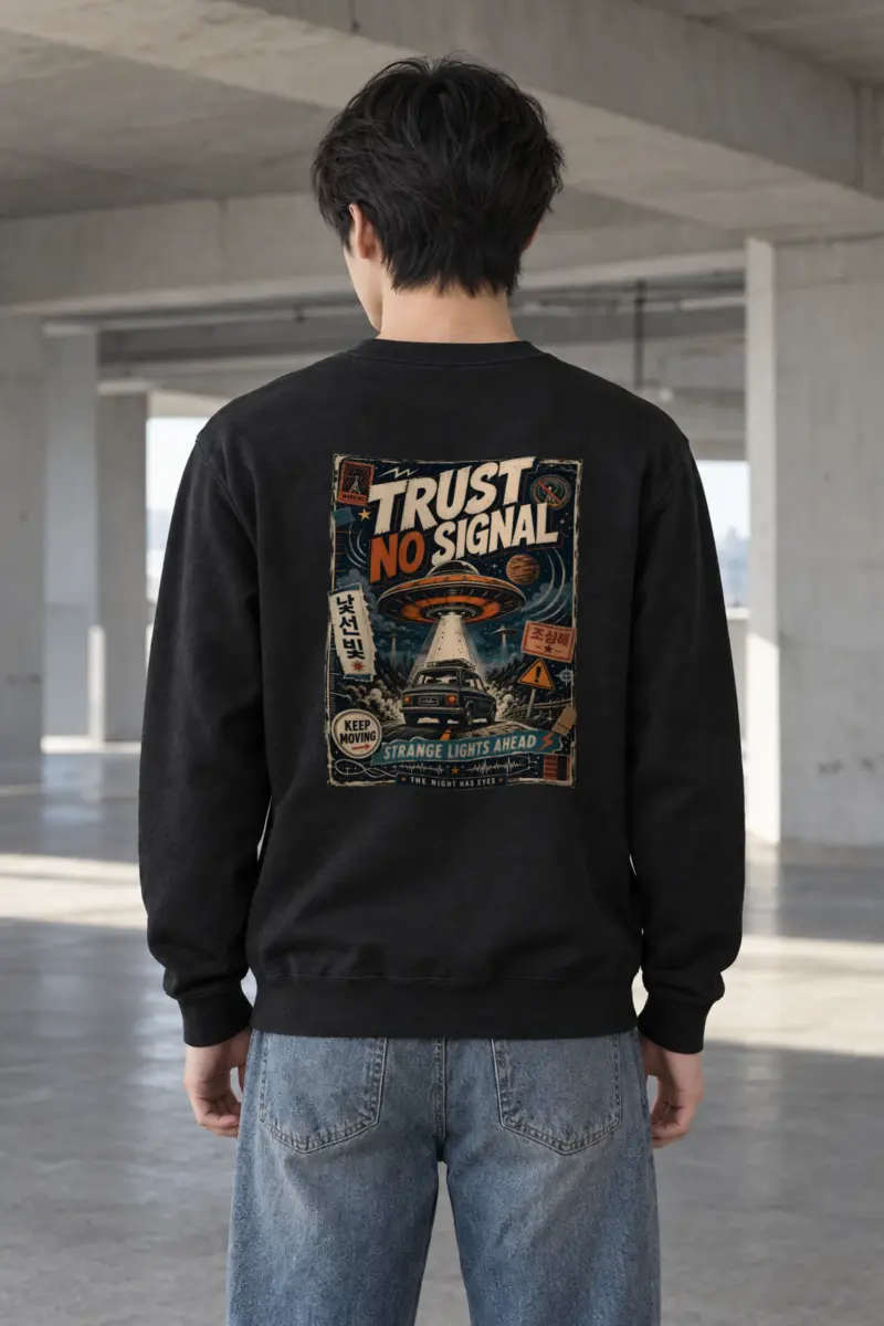 "Strange Lights Ahead" Heavy Blend Unisex Crewneck Sweatshirt