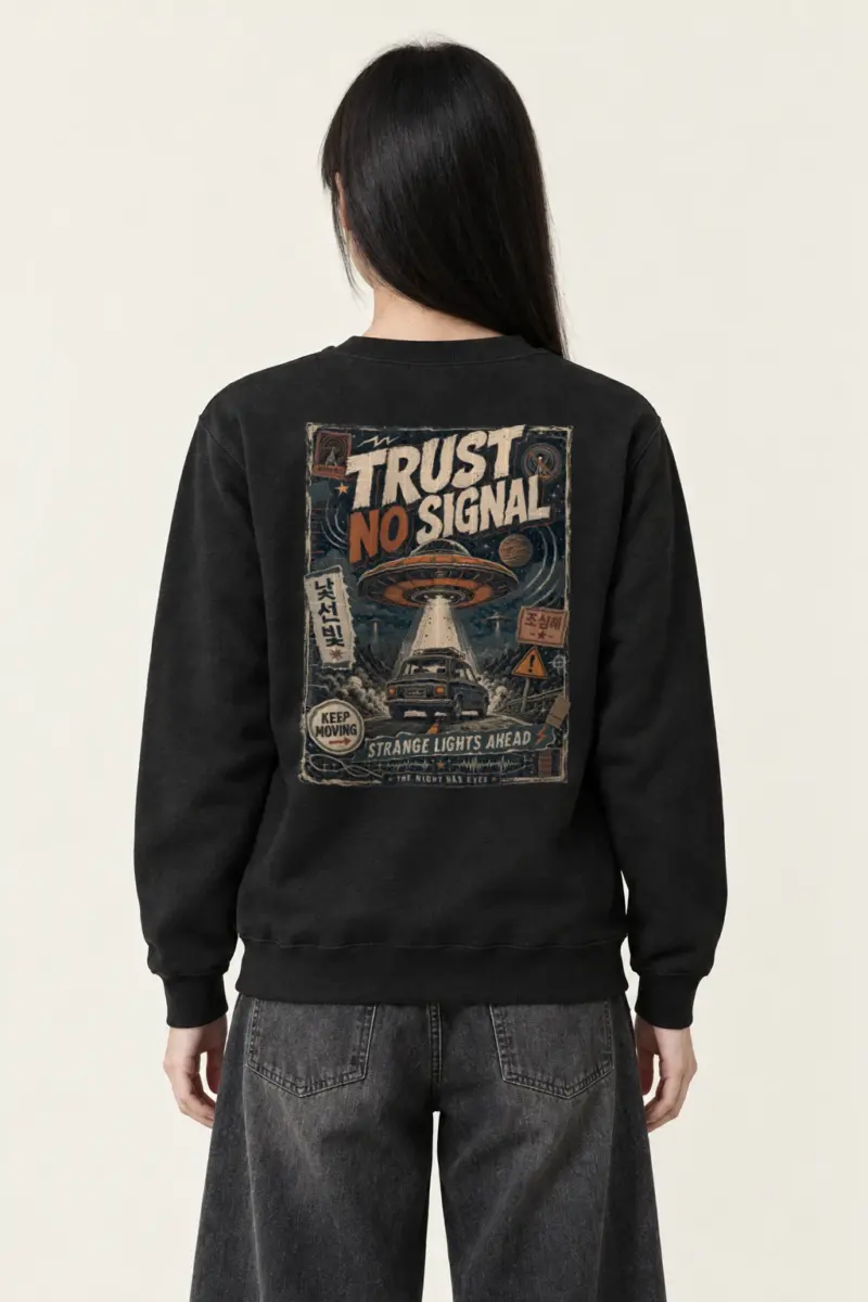 "Strange Lights Ahead" Heavy Blend Unisex Crewneck Sweatshirt