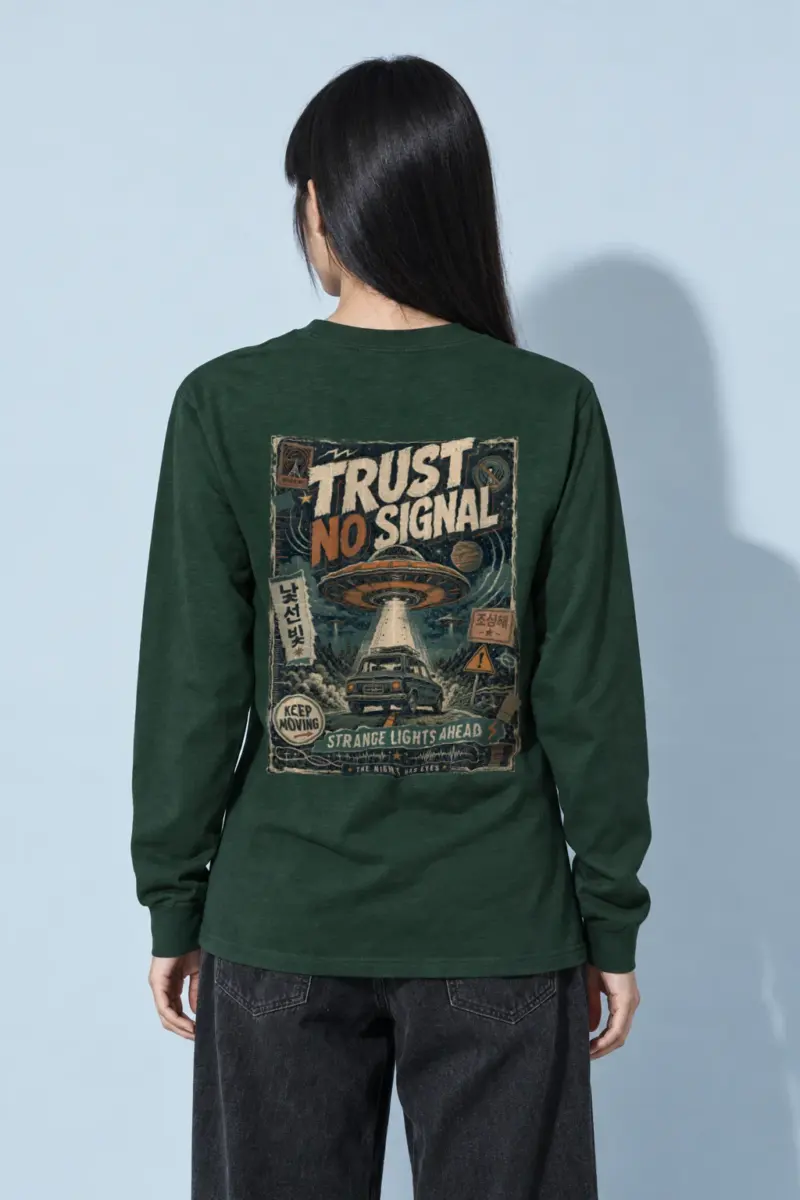 "Strange Lights Ahead" Unisex Longsleeve T-shirt