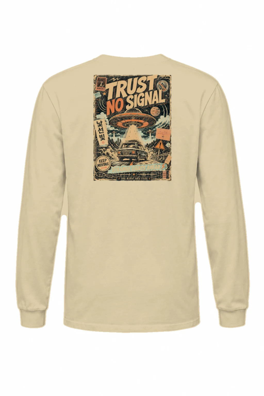 "Strange Lights Ahead" Unisex Longsleeve T-shirt | Gildan 2400
