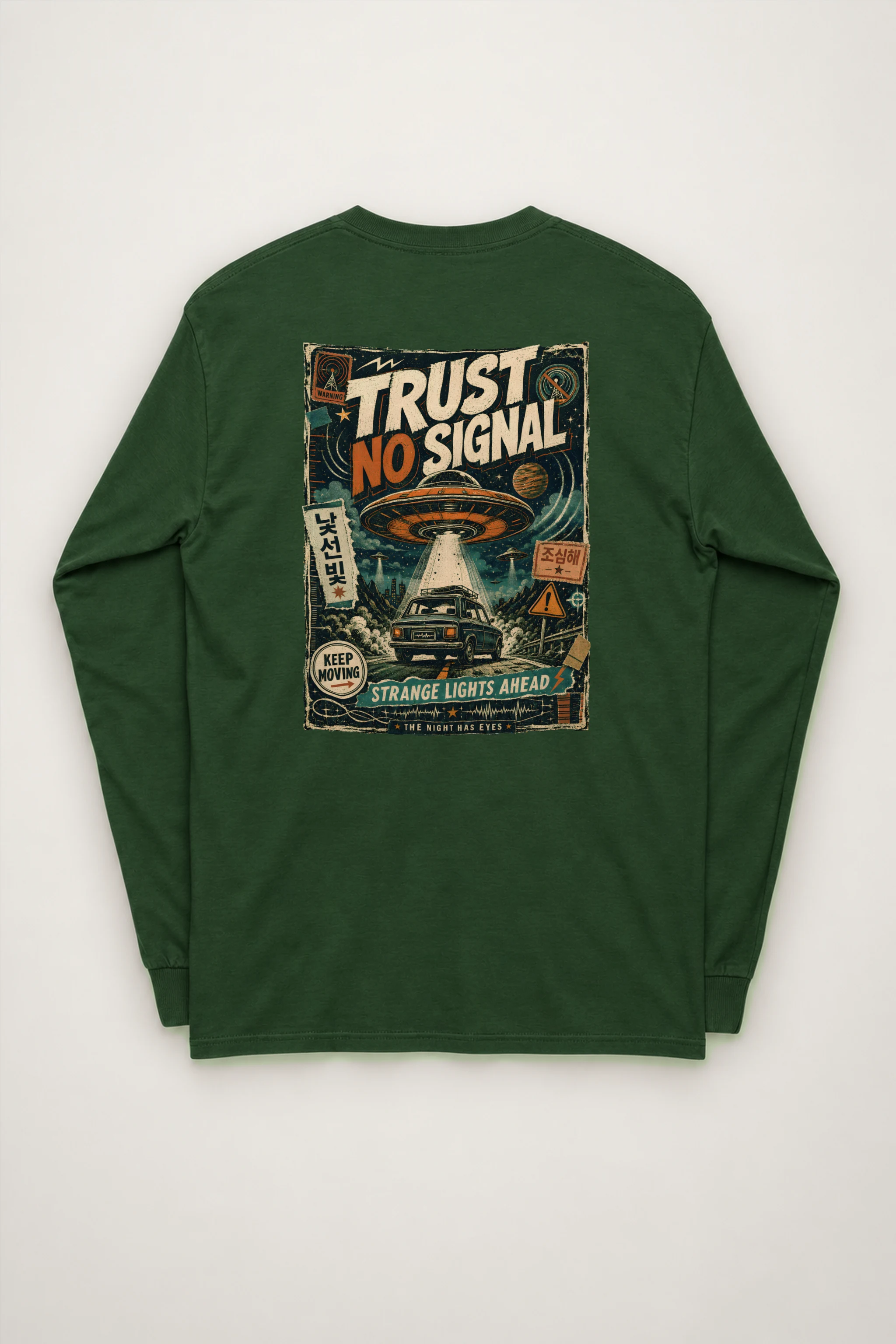 "Strange Lights Ahead" Unisex Longsleeve T-shirt