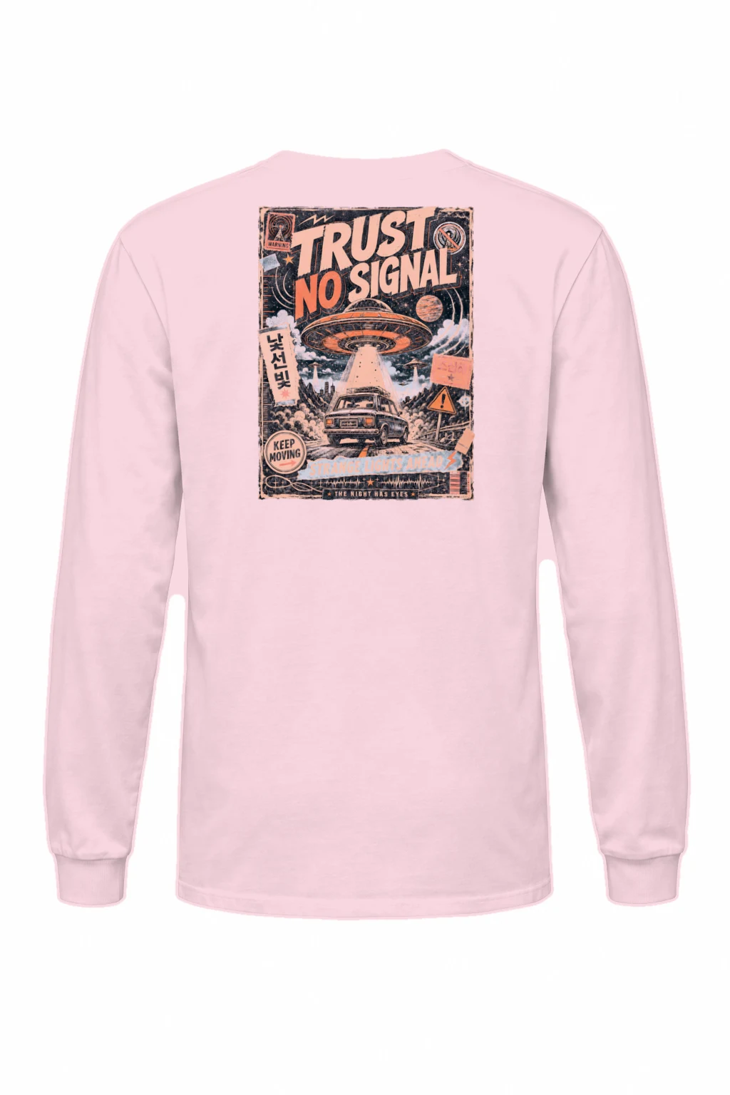 "Strange Lights Ahead" Unisex Longsleeve T-shirt | Gildan 2400