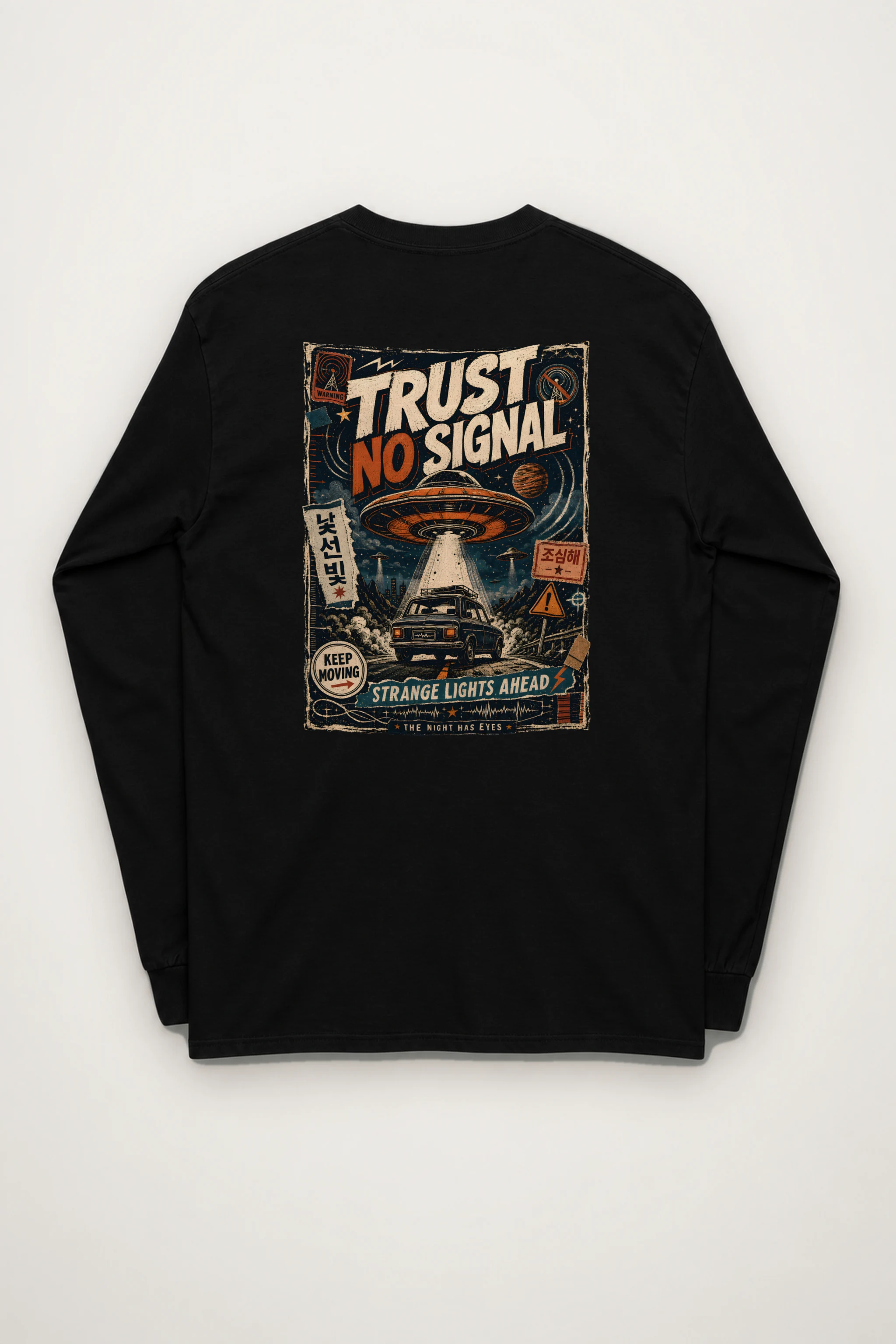 "Strange Lights Ahead" Unisex Longsleeve T-shirt