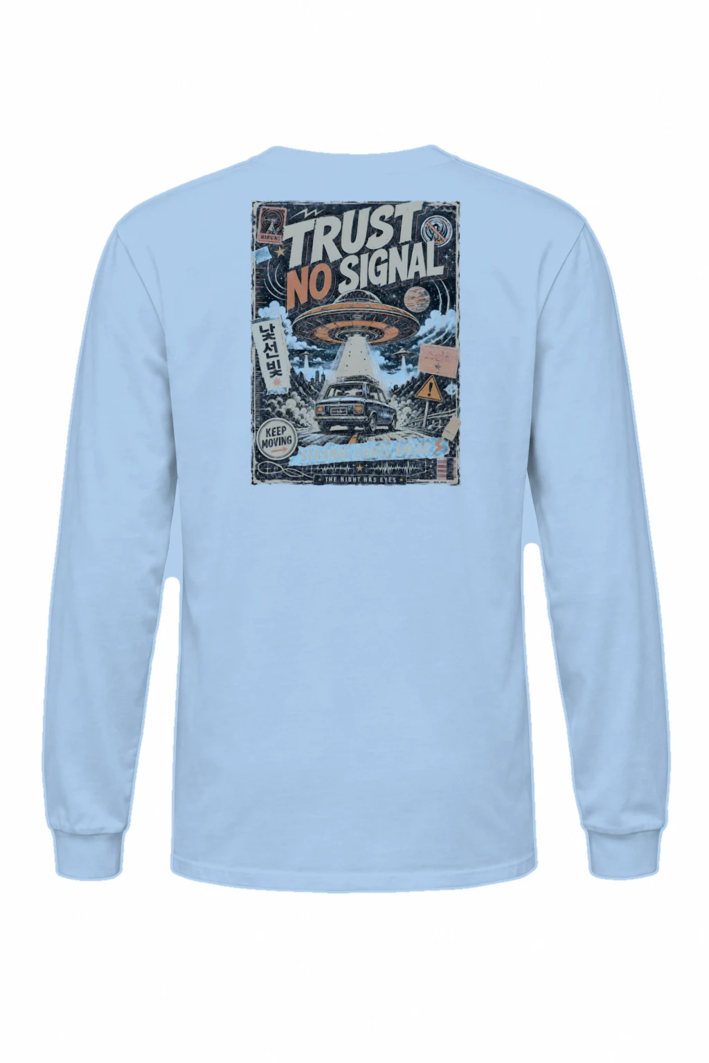 "Strange Lights Ahead" Unisex Longsleeve T-shirt | Gildan 2400
