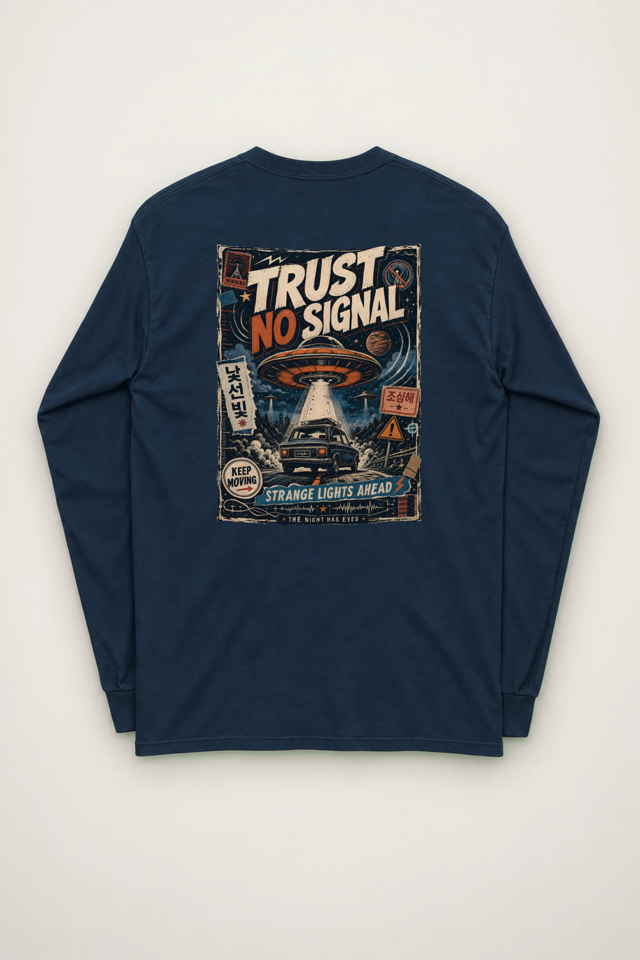"Strange Lights Ahead" Unisex Longsleeve T-shirt
